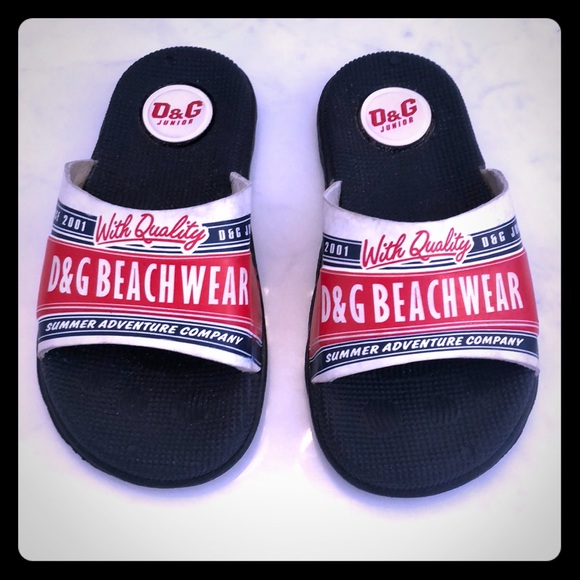 Dolce & Gabbana Other - FINAL PRICE-AUTHENTIC Dolce & Gabbana Kids Slides